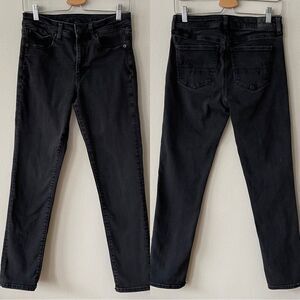 American Eagle Black High-Rise Skinny Jeans - Size: 6 Regular